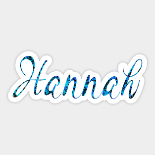 Top 10 best personalised gifts 2022  - Hannah -personalised,personalized name with pattern Sticker